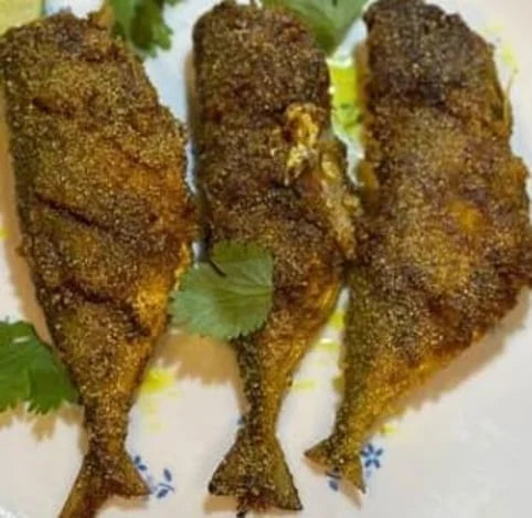 Mangalore Style Fish Fry / Fish Rava Fry Recipe